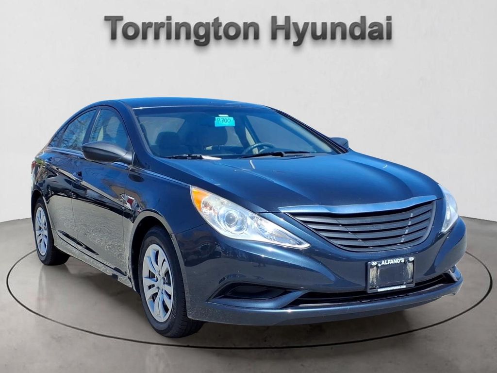 Pacific Blue Pearl Mica 2012 Hyundai Sonata GLS FWD Sedan Front-Wheel Drive 6-Speed Automatic