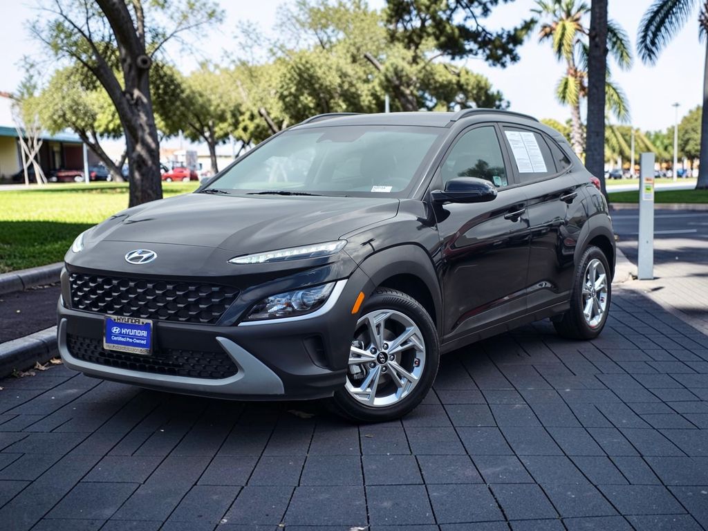 Ultra Black Pearl 2023 Hyundai Kona SEL FWD SUV / Crossover Front-Wheel Drive Continuously Variable Transmission