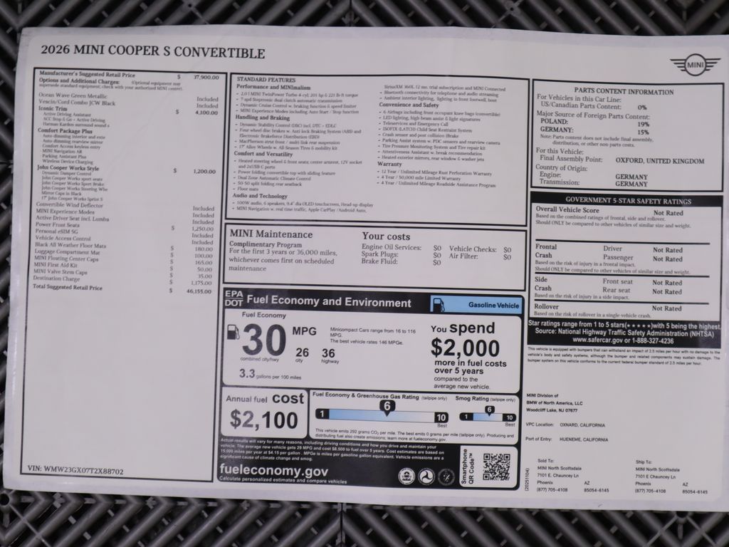 Thumbnail: 2026 MINI Cooper - 17