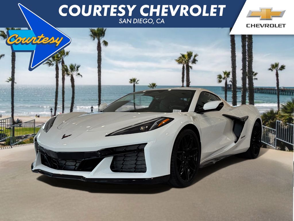 Arctic White 2026 Chevrolet Corvette Coupe Rear-Wheel Drive 8-Speed Dual Clutch
