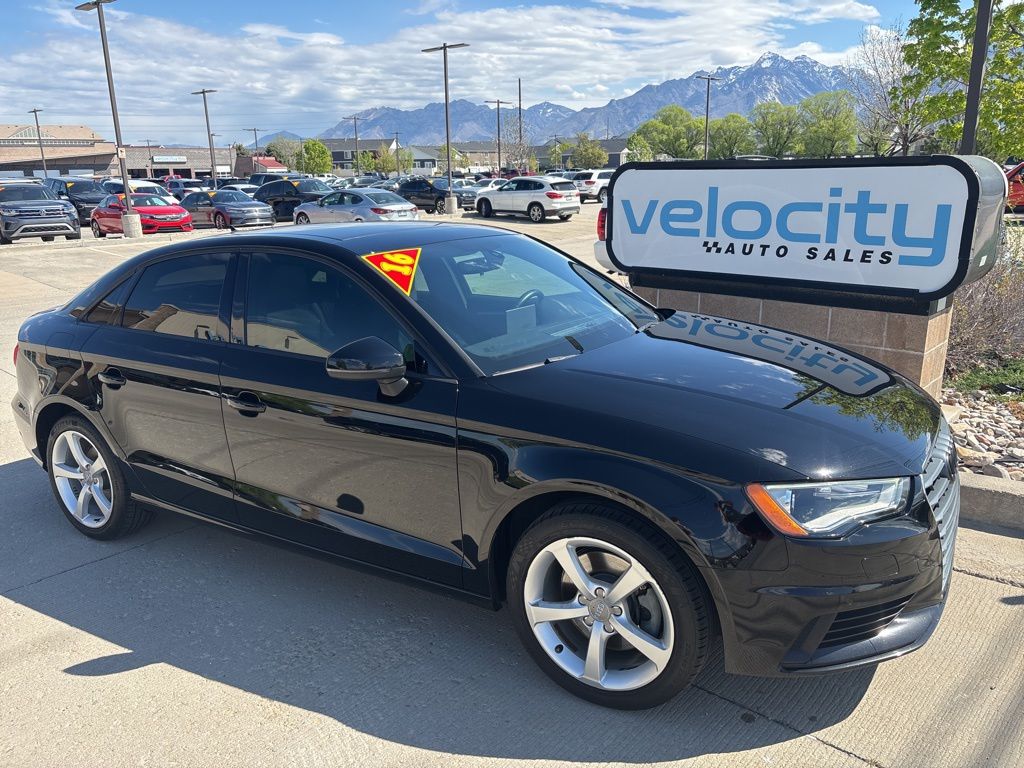 Brilliant Black 2016 Audi A3 1.8T Premium Sedan FWD Sedan Front-Wheel Drive 6-Speed Automatic