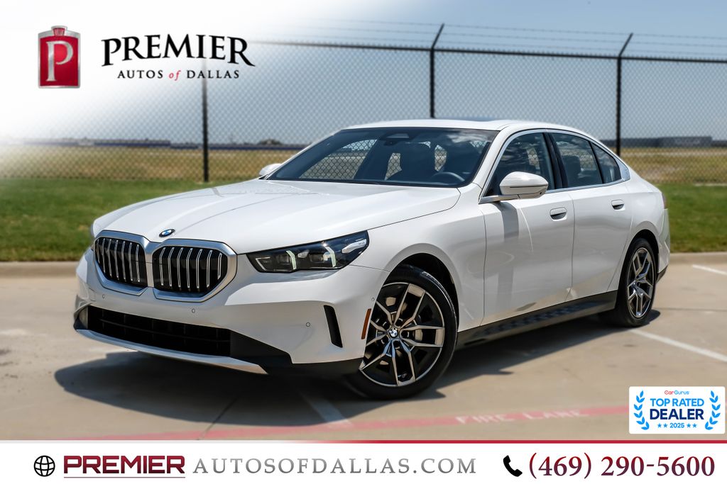 Alpine White 2026 BMW 5 Series Sedan All-Wheel Drive 8-Speed Automatic