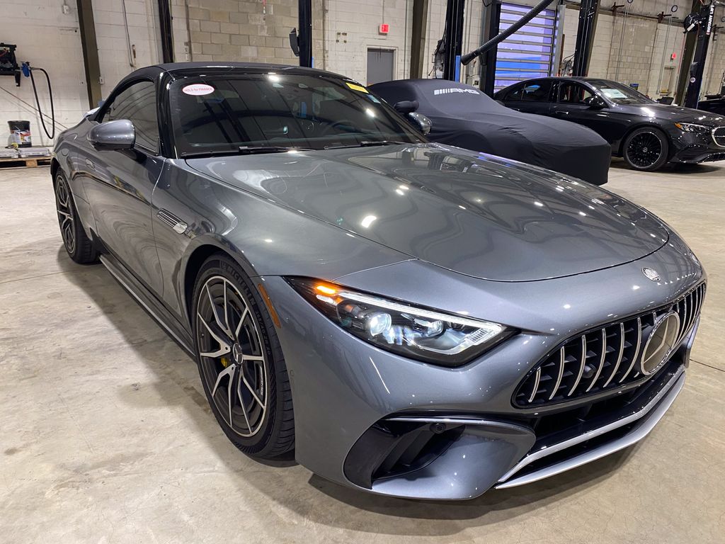 Gray 2023 Mercedes-Benz SL-Class Convertible All-Wheel Drive 9-Speed Automatic