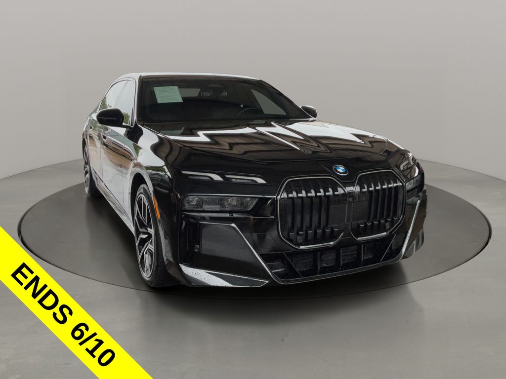 Black Sapphire Metallic 2025 BMW i7 eDrive50 RWD Sedan Rear-Wheel Drive Automatic