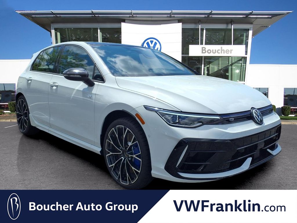 Pure White 2026 Volkswagen Golf R Hatchback All-Wheel Drive 7-Speed Dual Clutch
