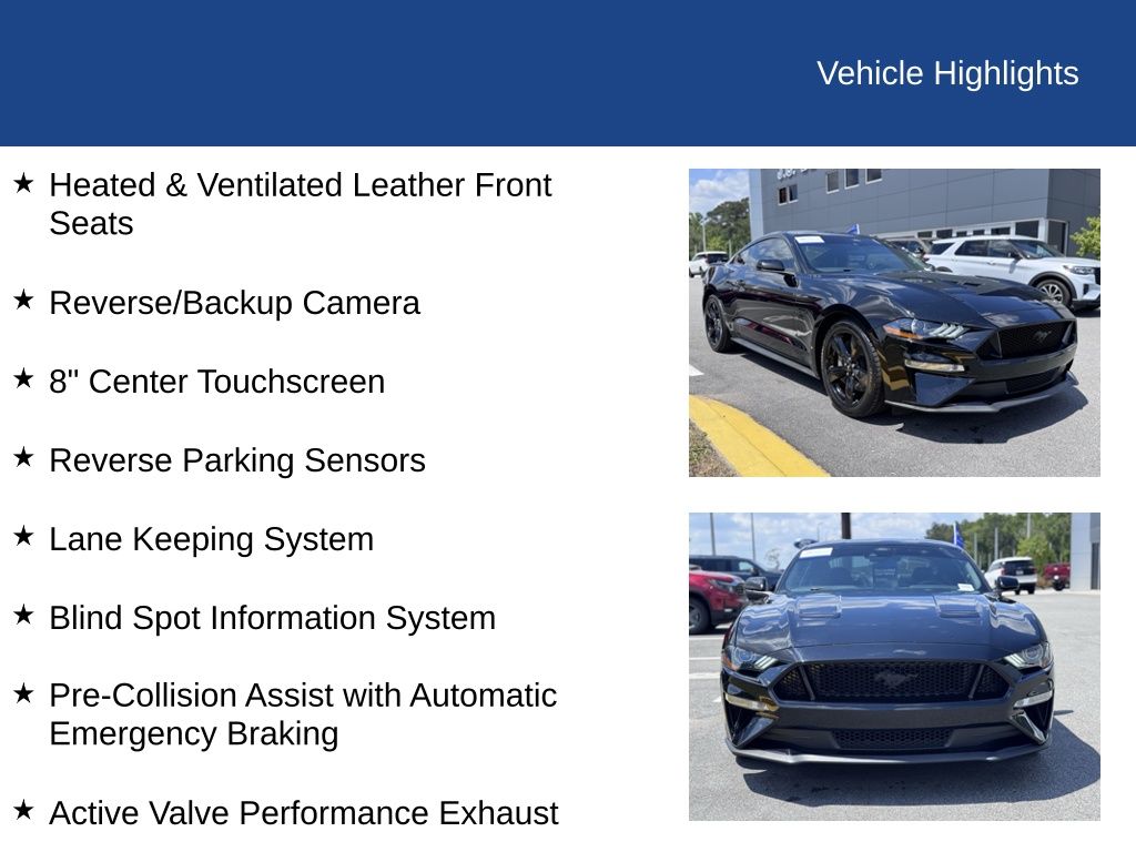 2022 Ford Mustang GT Premium Fastback