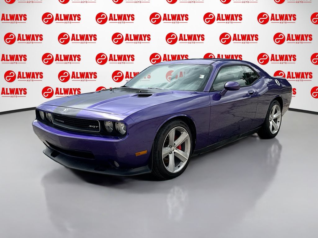 Purple (Plum Crazy Pearlcoat) 2010 Dodge Challenger Coupe Rear-Wheel Drive 6-Speed Manual