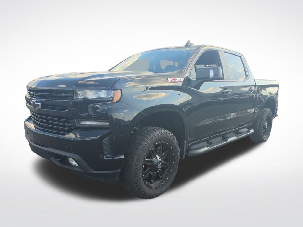 Black 2019 Chevrolet Silverado 1500 Pickup Truck Four-Wheel Drive 8-Speed Automatic