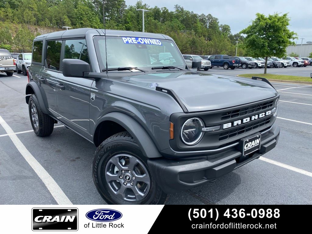 Carbonized Gray Metallic 2025 Ford Bronco Big Bend 4-Door 4WD SUV / Crossover Four-Wheel Drive Automatic