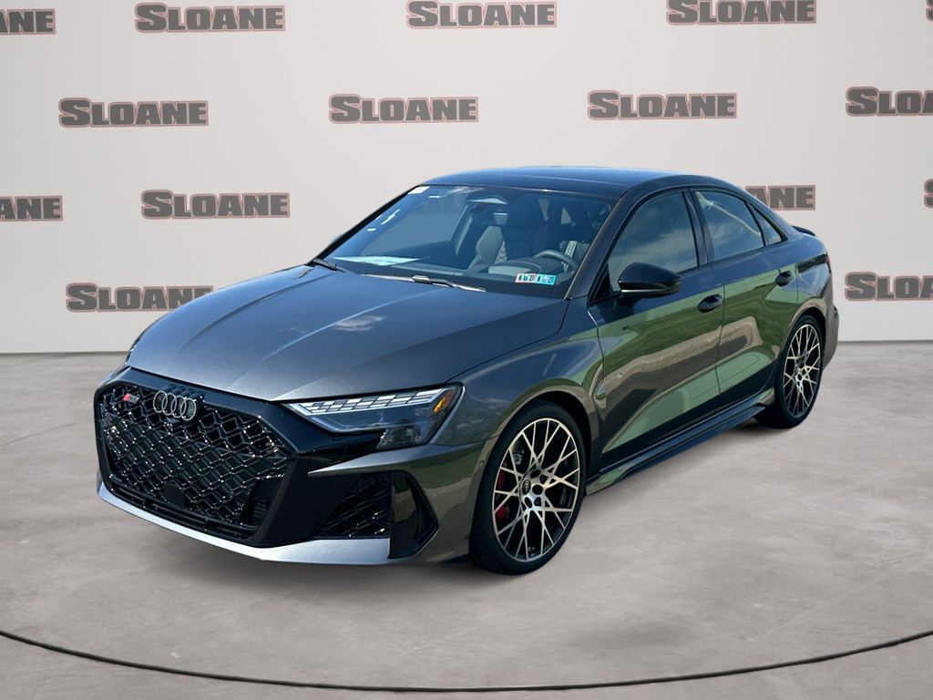 Gray 2026 Audi RS 3 2.5T quattro Sedan All-Wheel Drive 7-Speed Automatic