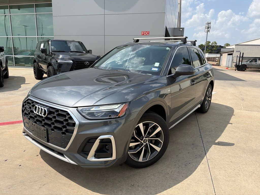 2022 Audi Q5 45 S line Premium Gray at Classic Chevrolet Galveston