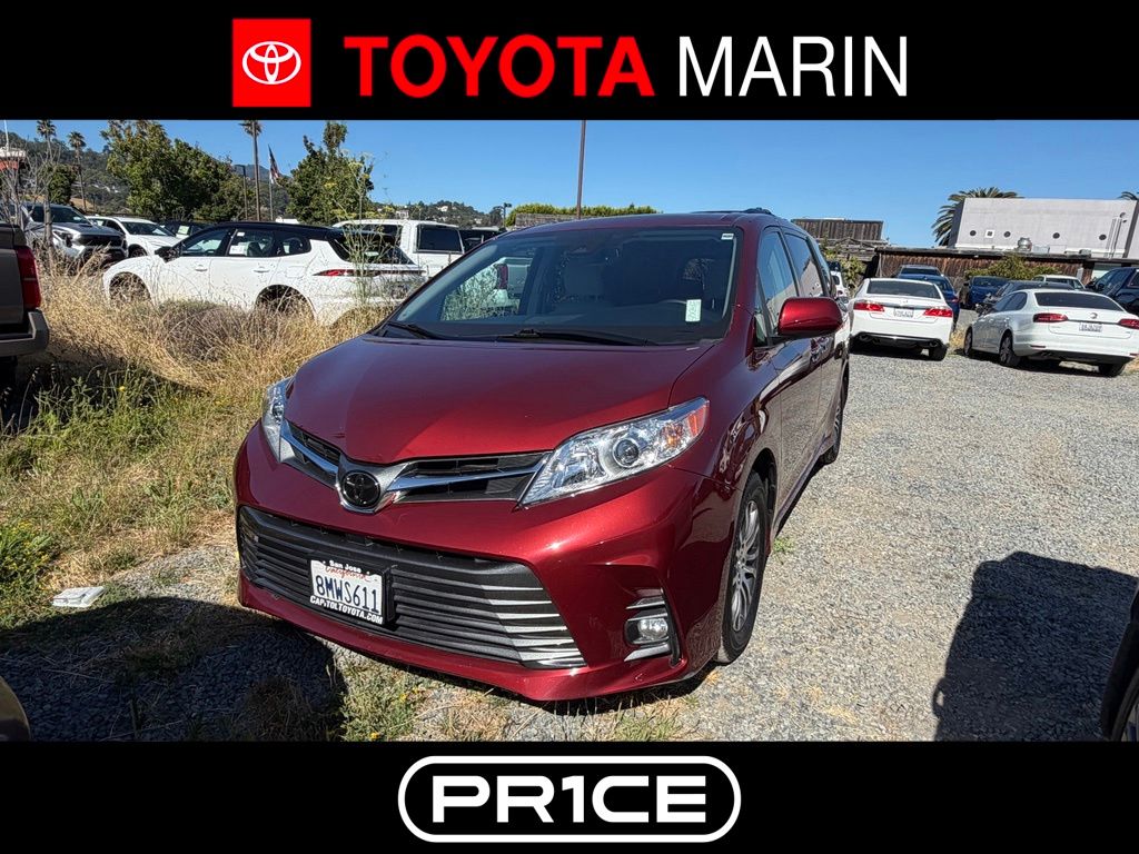 Salsa Red Pearl 2020 Toyota Sienna Minivan Front-Wheel Drive 8-Speed Automatic