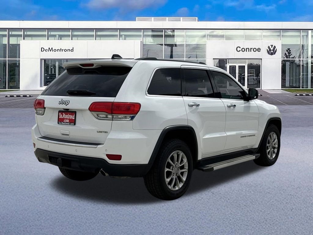 2015 Jeep Grand Cherokee Limited White at Mac Haik CDJR North Houston