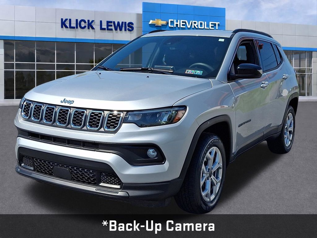 2025 Jeep Compass Latitude Silver at Spitzer Acura