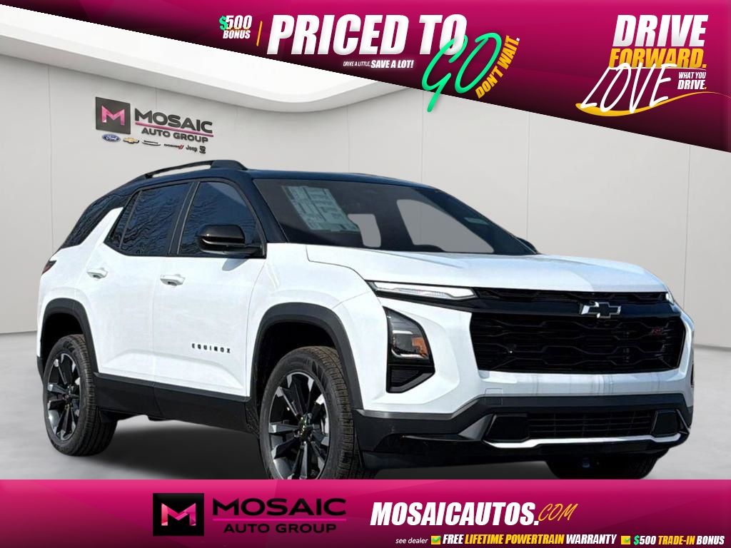 Polar White Tricoat 2026 Chevrolet Equinox RS FWD SUV / Crossover Front-Wheel Drive Continuously Variable Transmission