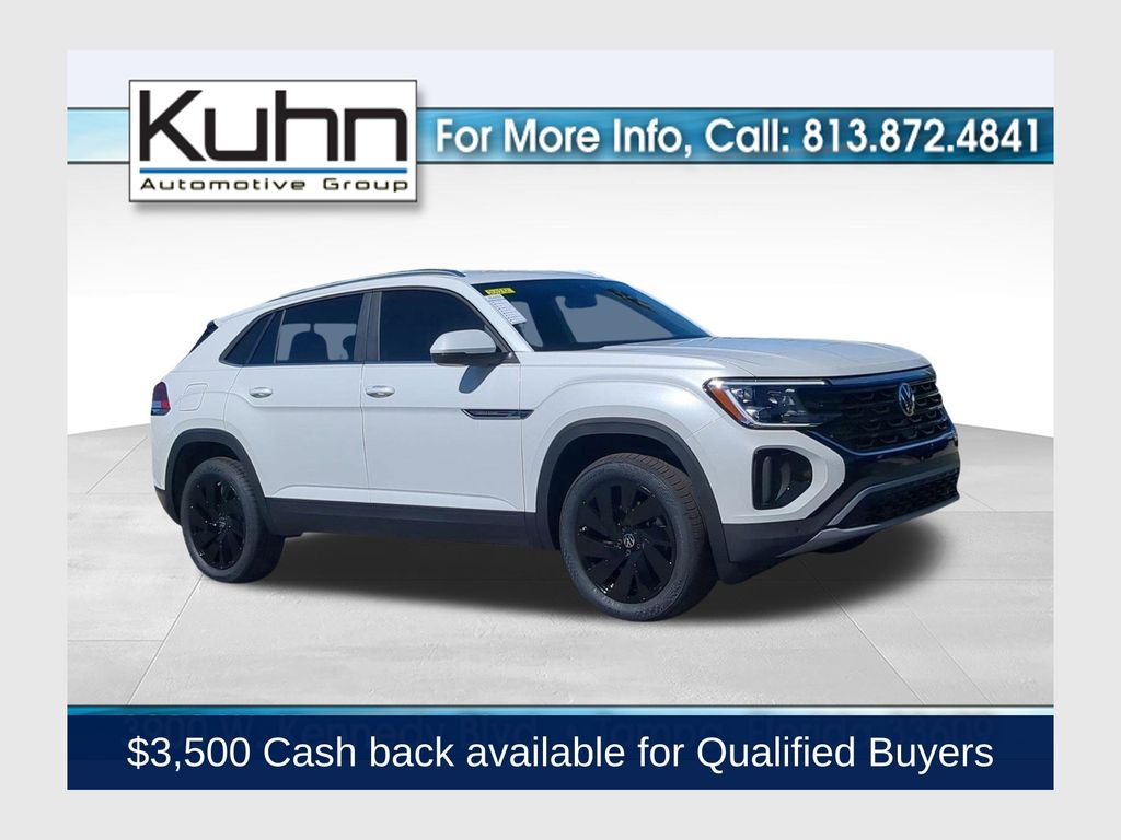 Opal White Pearl 2026 Volkswagen Atlas Cross Sport SUV / Crossover Front-Wheel Drive 8-Speed Automatic