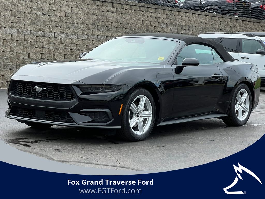 Shadow Black 2026 Ford Mustang Convertible Rear-Wheel Drive Automatic