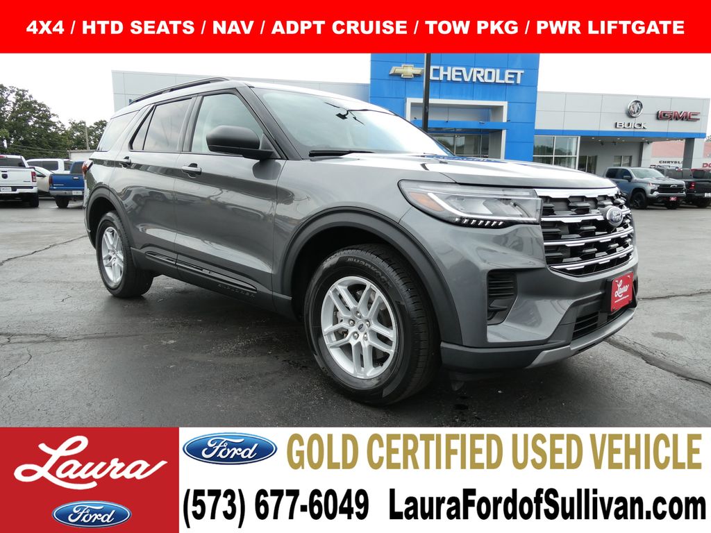 Carbonized Gray Metallic 2026 Ford Explorer Active AWD SUV / Crossover All-Wheel Drive Automatic