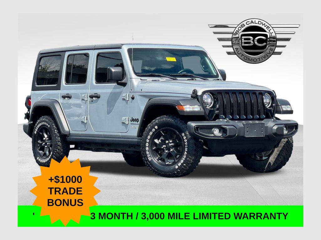 Silver Zynith Clearcoat 2023 Jeep Wrangler SUV / Crossover Four-Wheel Drive 8-Speed Automatic
