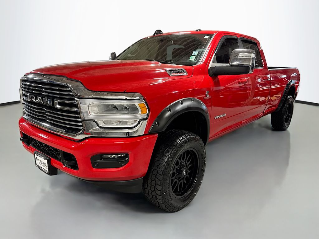 Flame Red Clearcoat 2024 RAM 3500 Laramie Crew Cab LB 4WD Pickup Truck Four-Wheel Drive 6-Speed Automatic