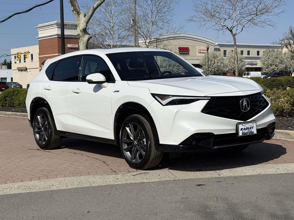 Platinum White Pearl 2025 Acura ADX SH-AWD with A-SPEC Package SUV / Crossover All-Wheel Drive Continuously Variable Transmission