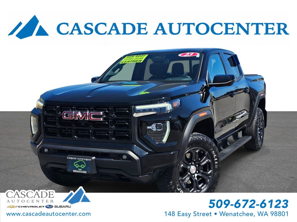 Onyx Black 2023 GMC Canyon Pickup Truck Four-Wheel Drive 8-Speed Automatic