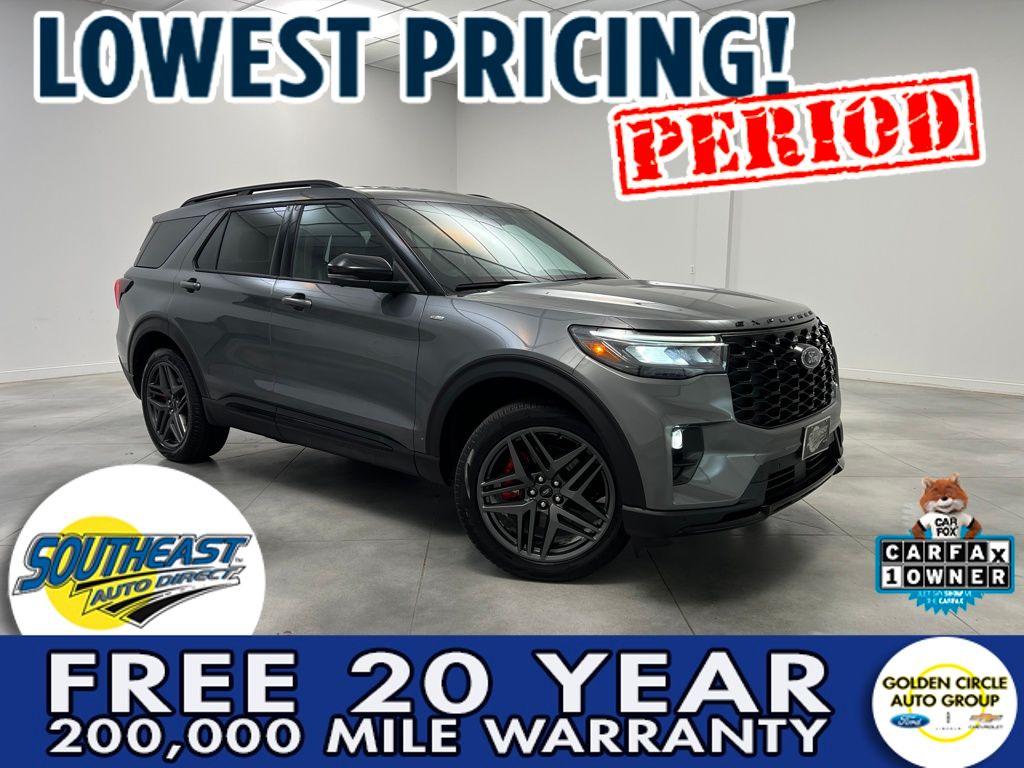Gray Metallic 2025 Ford Explorer ST-Line AWD SUV / Crossover All-Wheel Drive Automatic