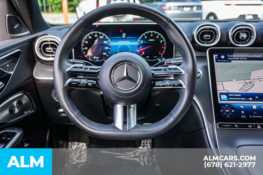 Used 2024 Black Mercedes-Benz C 300 image 27