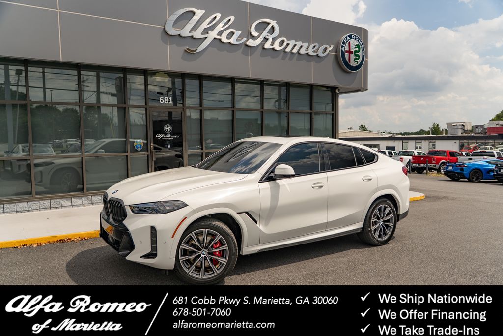 Alpine White 2024 BMW X6 SUV / Crossover All-Wheel Drive 8-Speed Automatic