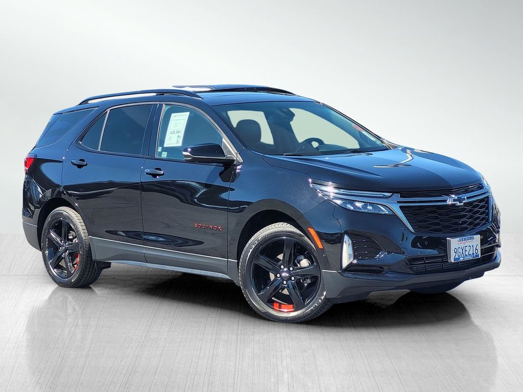 Black Metallic 2023 Chevrolet Equinox SUV / Crossover Four-Wheel Drive 6-Speed Automatic Overdrive