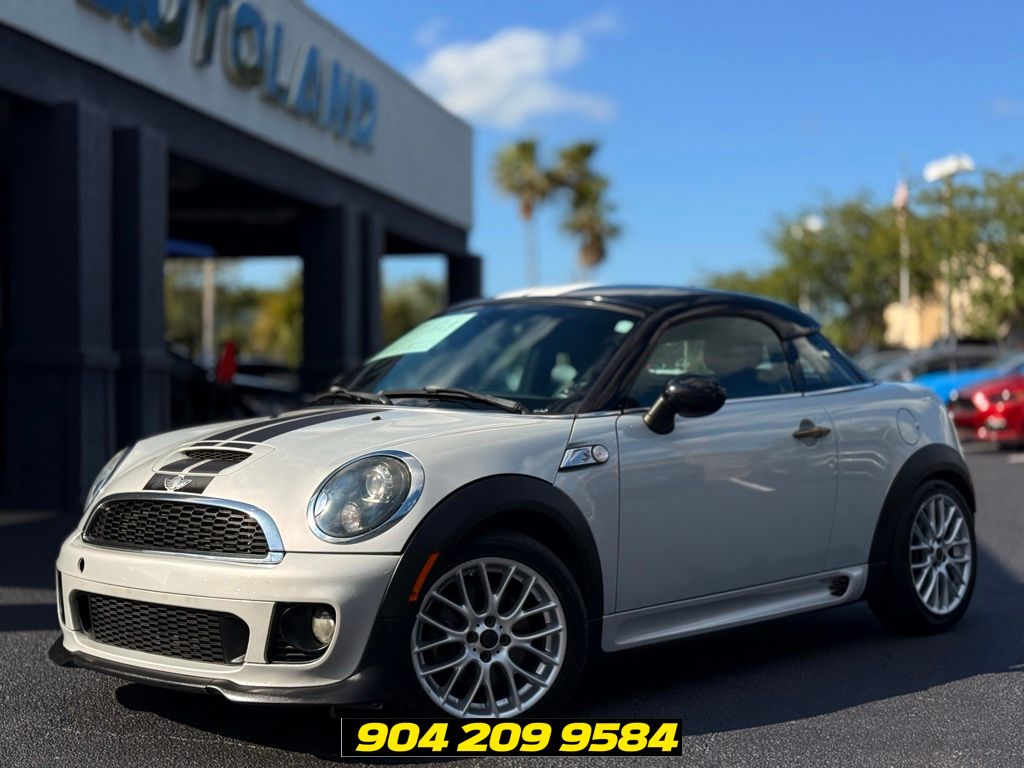 White Silver 2012 MINI Cooper Coupe S FWD Coupe Front-Wheel Drive 6-Speed Automatic