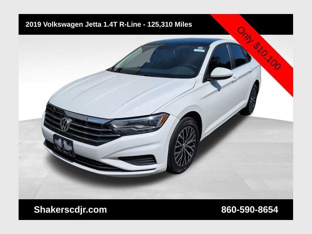 White 2019 Volkswagen Jetta Sedan Front-Wheel Drive 8-Speed Automatic