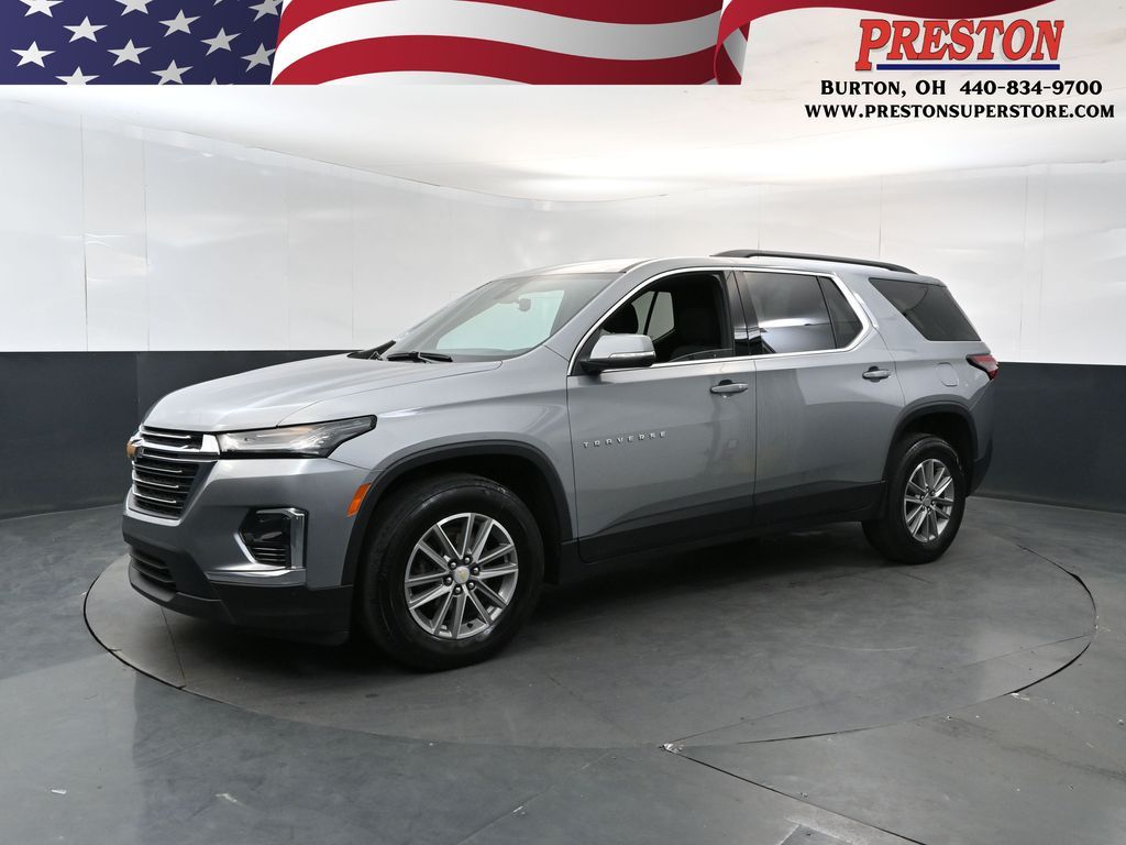 Sterling Gray Metallic 2023 Chevrolet Traverse SUV / Crossover Four-Wheel Drive 9-Speed Automatic