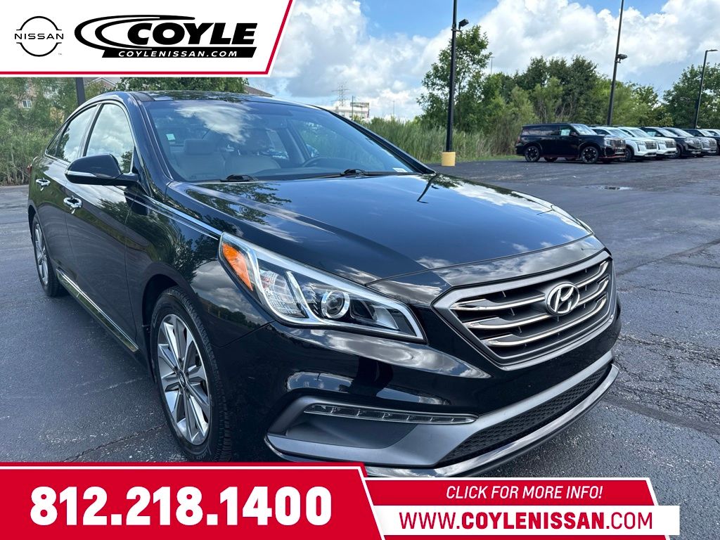 Phantom Black 2016 Hyundai Sonata Sedan Front-Wheel Drive 6-Speed Automatic