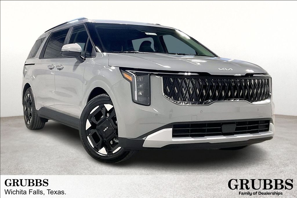 Ceramic Silver 2026 Kia Carnival EX FWD Minivan Front-Wheel Drive 8-Speed Automatic