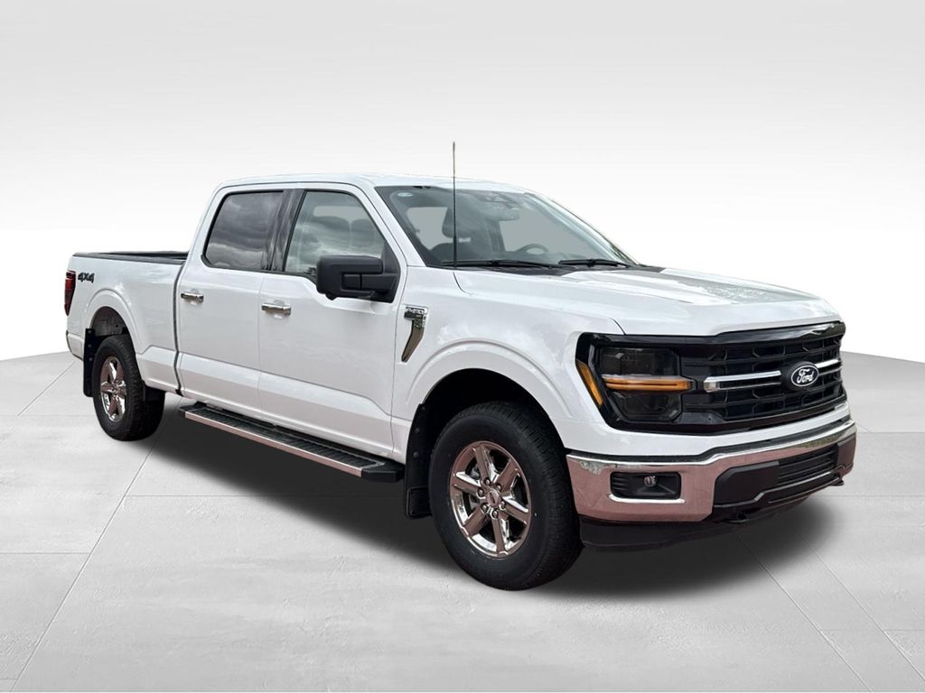White 2024 Ford F-150 Pickup Truck Four-Wheel Drive Automatic