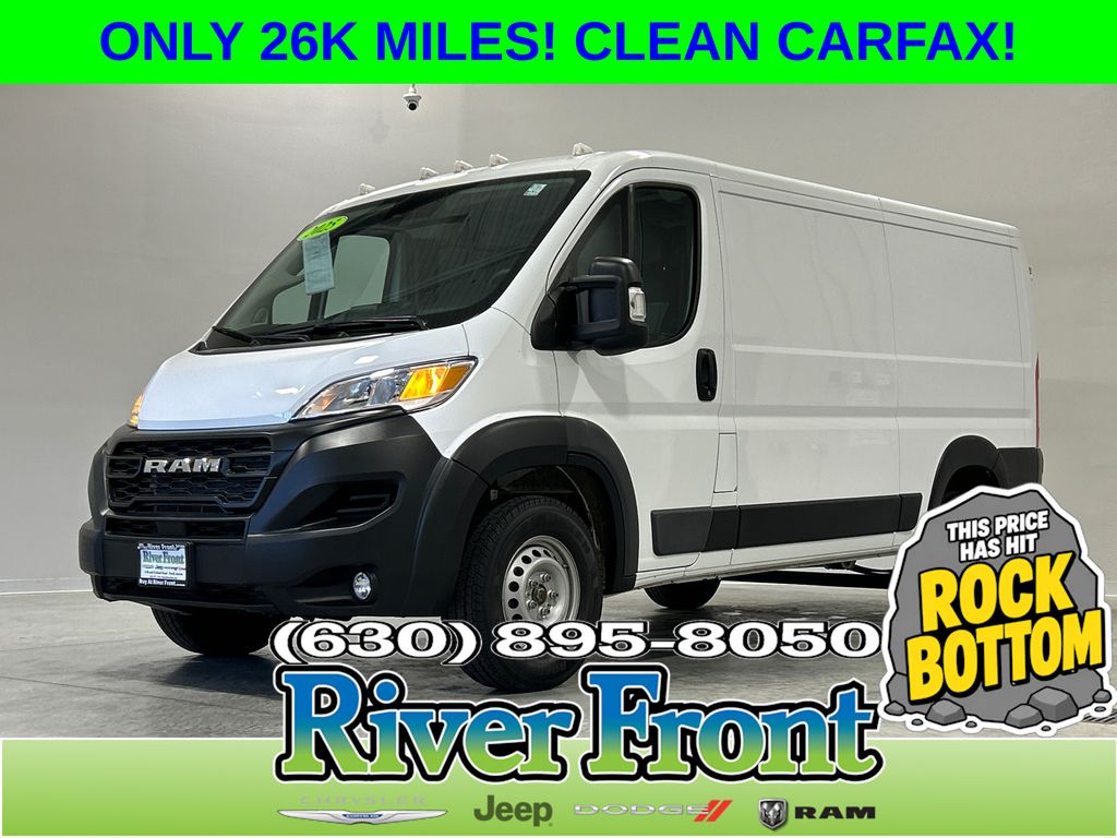 Bright White Clearcoat 2025 RAM ProMaster Van Front-Wheel Drive 9-Speed Automatic