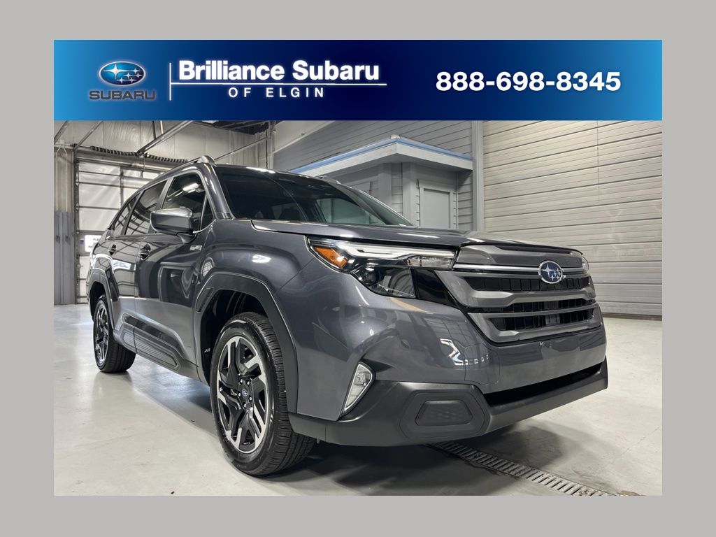 Gray Metallic 2026 Subaru Forester Hybrid SUV / Crossover All-Wheel Drive Continuously Variable Transmission