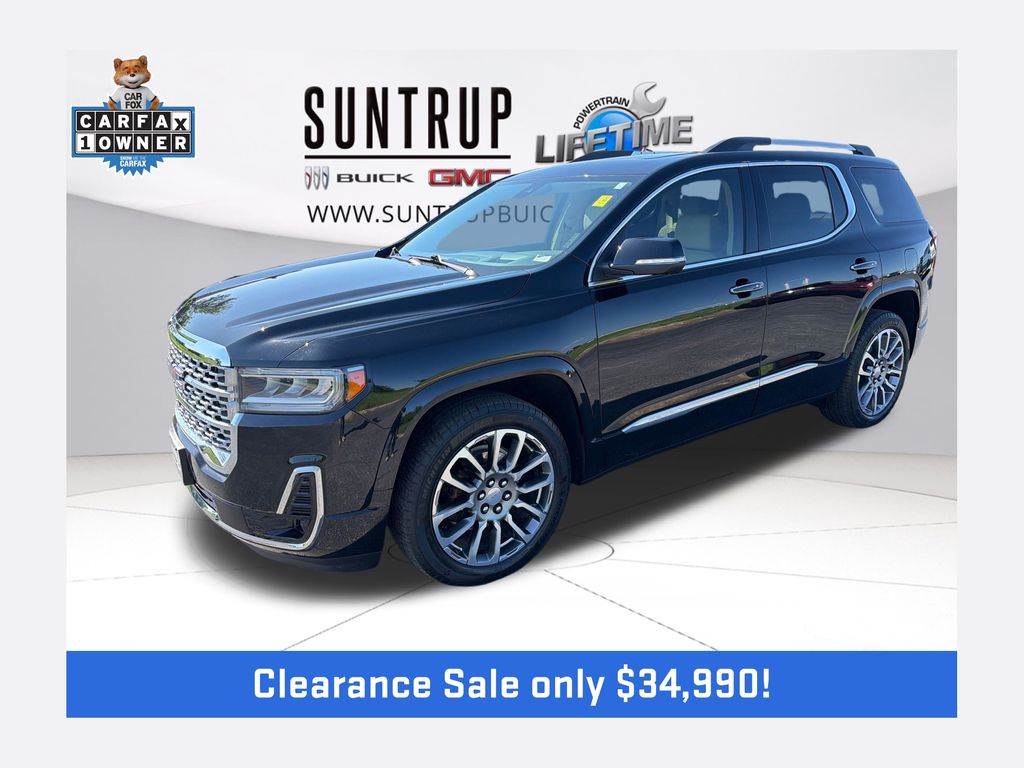 Black (Ebony Twilight Metallic) 2023 GMC Acadia SUV / Crossover Four-Wheel Drive 9-Speed Automatic