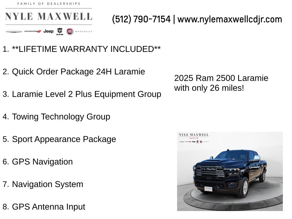 Used Car 2025 Ram 2500  Laramie For Sale Under $70,000 In Austin, Texas