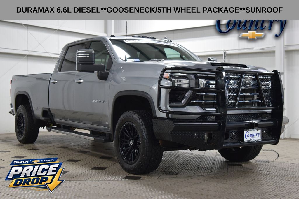 Sterling Gray Metallic 2025 Chevrolet Silverado 3500HD Pickup Truck Four-Wheel Drive Automatic