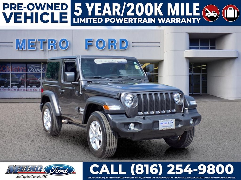 Gray (Granite Crystal Metallic Clearcoat) 2019 Jeep Wrangler SUV / Crossover Four-Wheel Drive 8-Speed Automatic