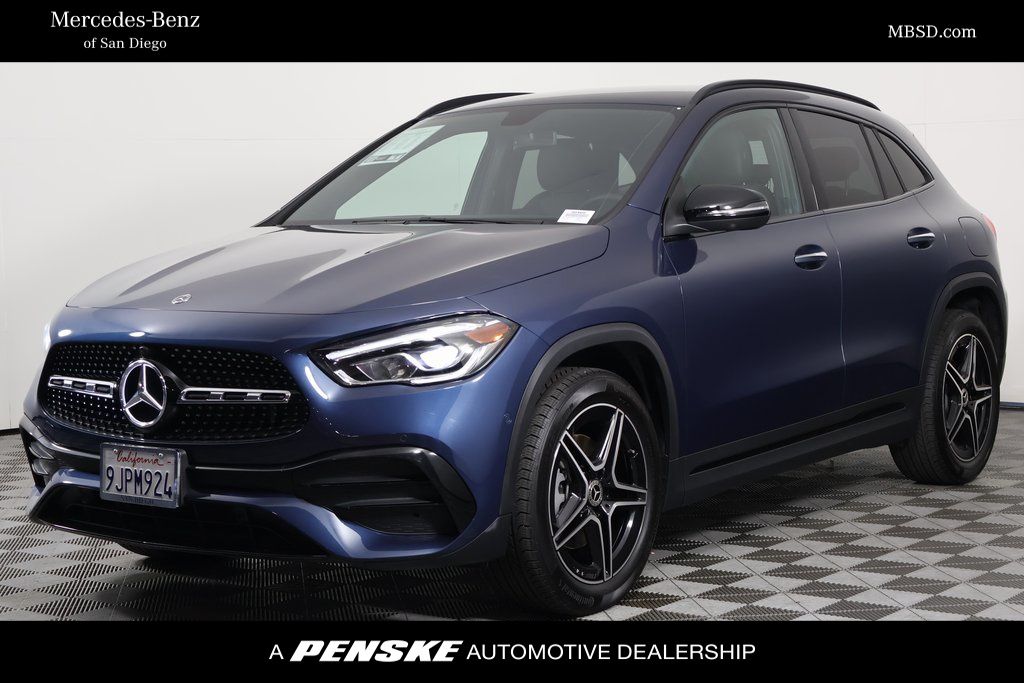 Denim Blue Metallic 2023 Mercedes-Benz GLA SUV / Crossover All-Wheel Drive 8-Speed Dual Clutch