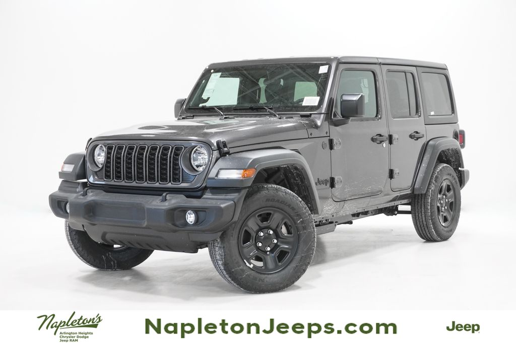 Gray (Granite Crystal Metallic Clearcoat) 2026 Jeep Wrangler SUV / Crossover Four-Wheel Drive 8-Speed Automatic