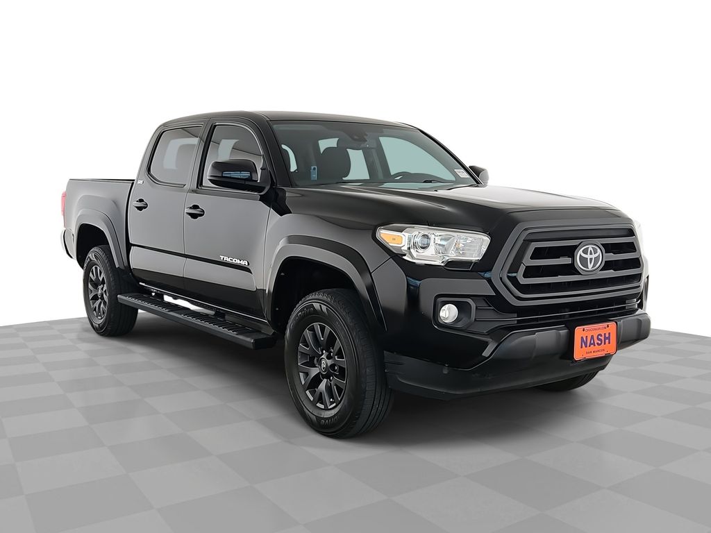 Midnight Black Metallic 2022 Toyota Tacoma Pickup Truck Four-Wheel Drive 6-Speed Automatic