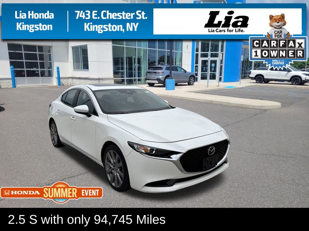 Snowflake White Pearl Mica 2021 Mazda MAZDA3 Sedan All-Wheel Drive 6-Speed Automatic