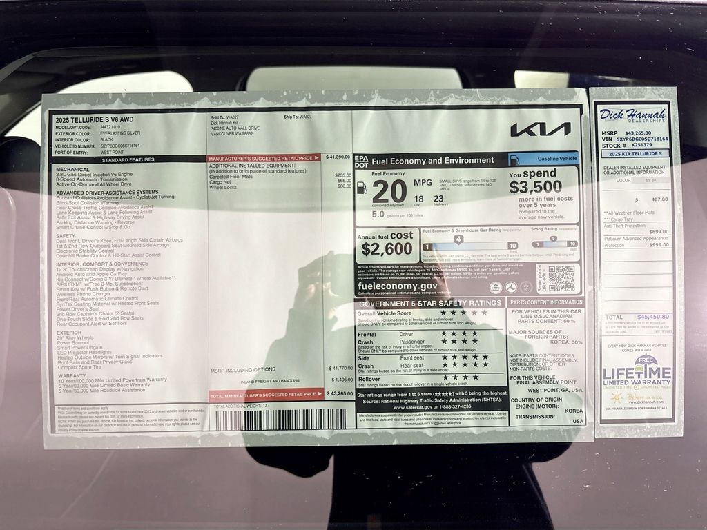 2025 Kia Telluride S