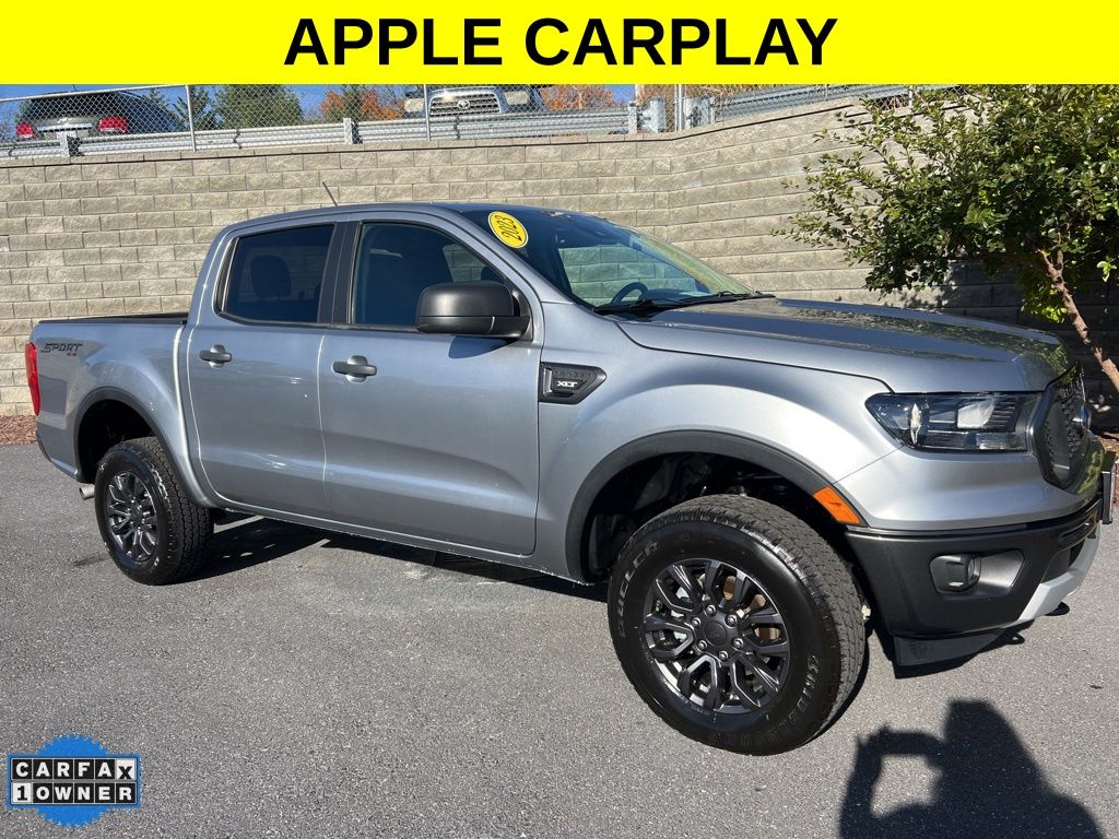 Silver Metallic 2023 Ford Ranger Pickup Truck Four-Wheel Drive Automatic