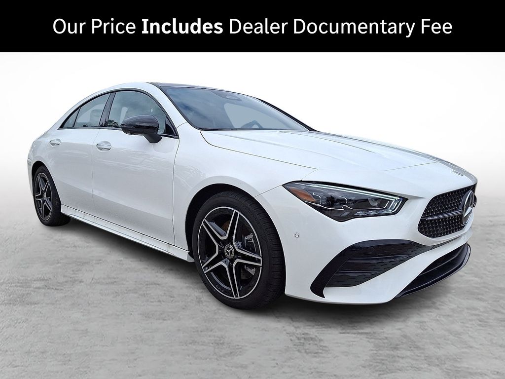 Polar White 2026 Mercedes-Benz CLA Coupe All-Wheel Drive 8-Speed Dual Clutch