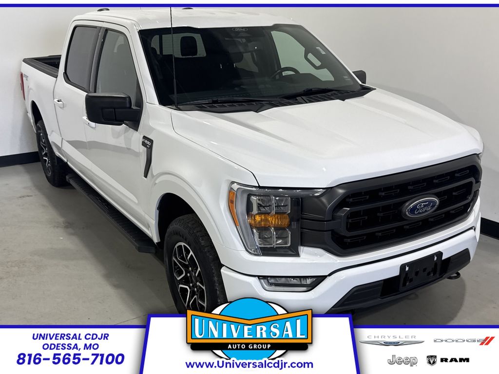 White 2022 Ford F-150 Pickup Truck Four-Wheel Drive Automatic